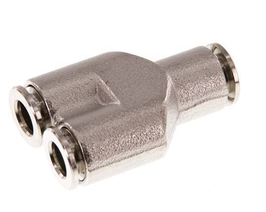 6mm Y Push-in Fitting Brass NBR