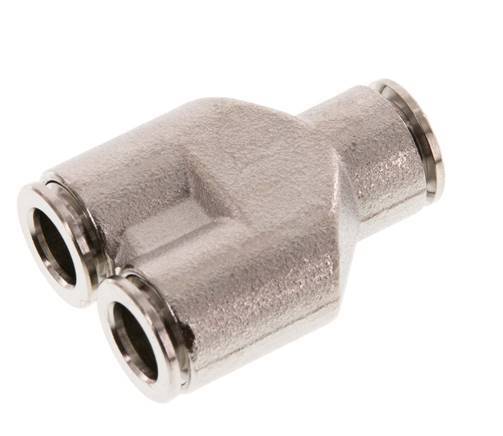 Racor en Y de 8 mm Latón NBR