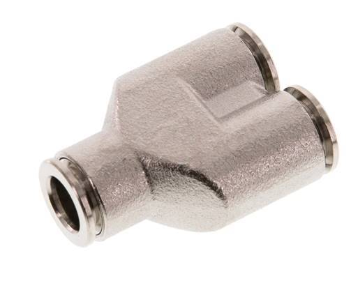 Racor en Y de 8 mm Latón NBR