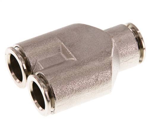 Racor en Y de 10 mm Latón NBR