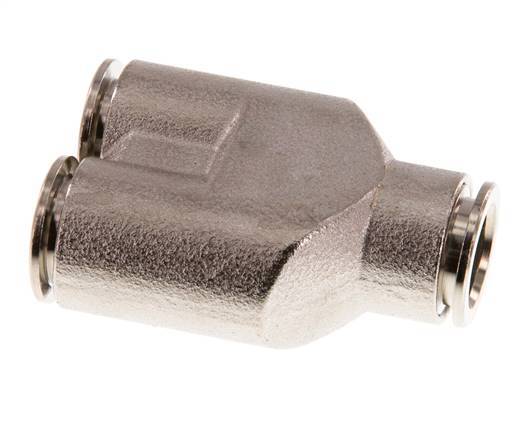 Racor en Y de 10 mm Latón NBR