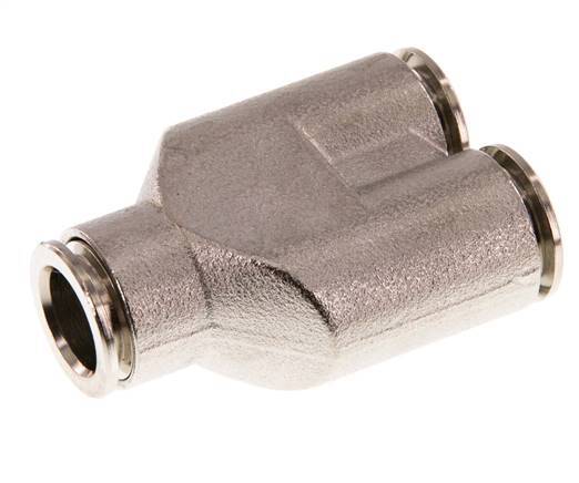 Racor en Y de 10 mm Latón NBR