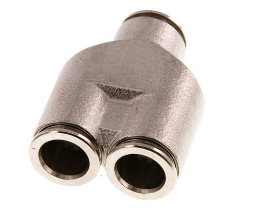 Racor en Y de 10 mm Latón NBR