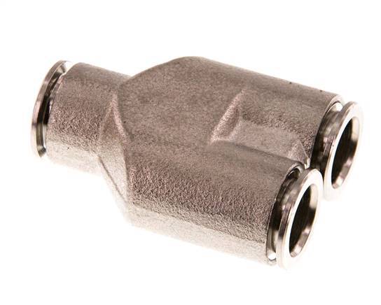 10mm Y Push-in Fitting Brass FKM