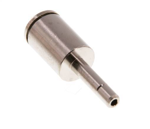 Racor rápido de 6mm x 4mm con latón NBR [2 piezas]