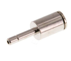6mm x 4mm Push-in Fitting with Plug-in Brass NBR [2 Pieces]