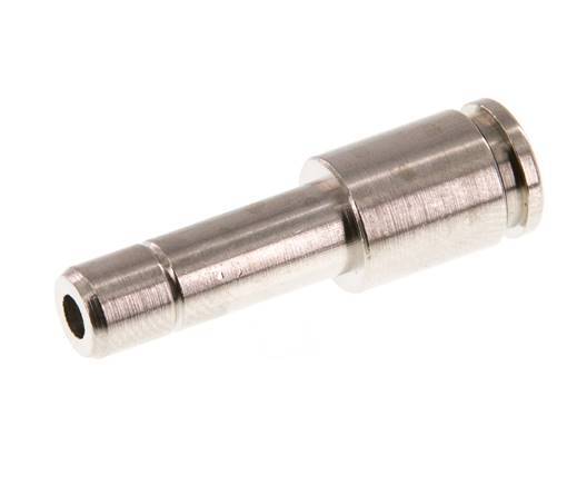 4mm x 6mm Push-in Fitting with Plug-in Brass NBR [5 Pieces]