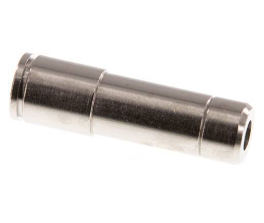 6mm x 10mm Push-in Fitting with Plug-in Brass NBR [2 Pieces]