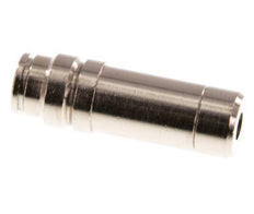 6mm x 12mm Push-in Fitting with Plug-in Brass NBR [2 Pieces]