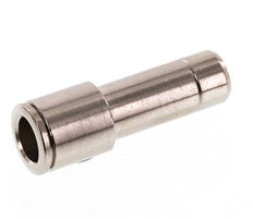 8mm x 10mm Push-in Fitting with Plug-in Brass FKM [2 Pieces]
