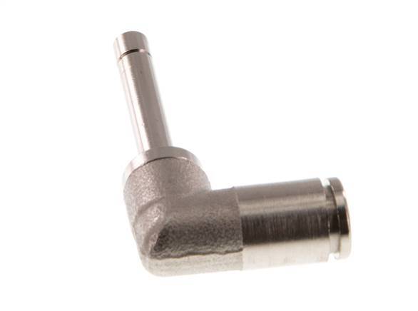 Racor de 4mm x 4mm 90deg con manguito largo de latón NBR