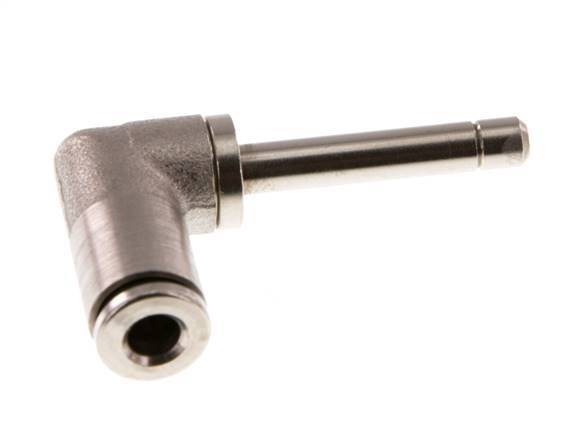 Racor de 4mm x 4mm 90deg con manguito largo de latón NBR