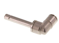 Codo de 6mm x 6mm a 90 grados con manguito largo de latón NBR