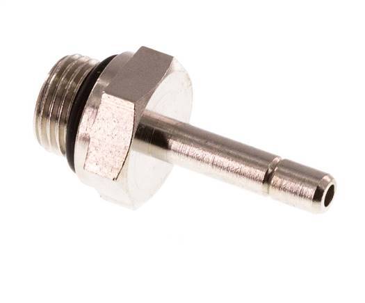 4mm x G1/8'' Plug-in Fitting with Male Threads Brass NBR [5 Pieces]