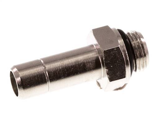 8mm x G1/8'' Plug-in Fitting with Male Threads Brass NBR [10 Pieces]