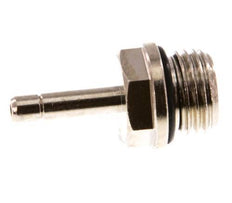 4mm x G1/4'' Plug-in Fitting with Male Threads Brass NBR [5 Pieces]