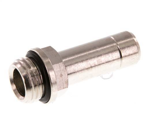 10mm x G1/4'' Plug-in Fitting with Male Threads Brass NBR [5 Pieces]