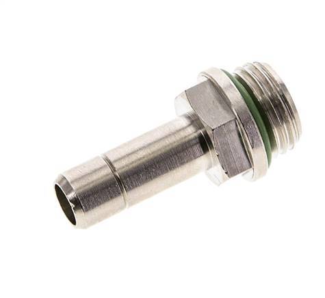 8mm x G1/4'' Plug-in Fitting with Male Threads Brass FKM [5 Pieces]