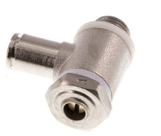 Válvula de control de flujo Codo para medidor 4 mm - G1/8'' Latón Tornillo ranurado Banjo