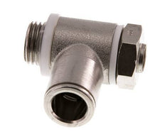 Válvula de control de flujo Codo de medición 10 mm - G1/4'' Latón Tornillo ranurado Banjo