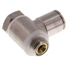 Válvula de control de flujo Codo de medición 10 mm - G1/4'' Latón Tornillo ranurado Banjo