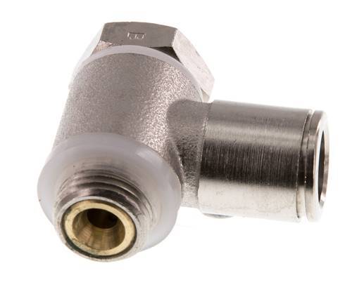 Válvula de control de flujo Codo de medición 10 mm - G1/4'' Latón Tornillo ranurado Banjo