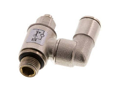 Válvula de control de flujo Medidor-Afuera Giratorio 6 mm - G1/8'' Tornillo Ranurado de Latón