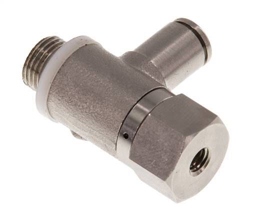 Válvula de retención accionada por piloto 4mm y G 1/8'' Codo Macho Latón 0.5-10bar (7-145psi)