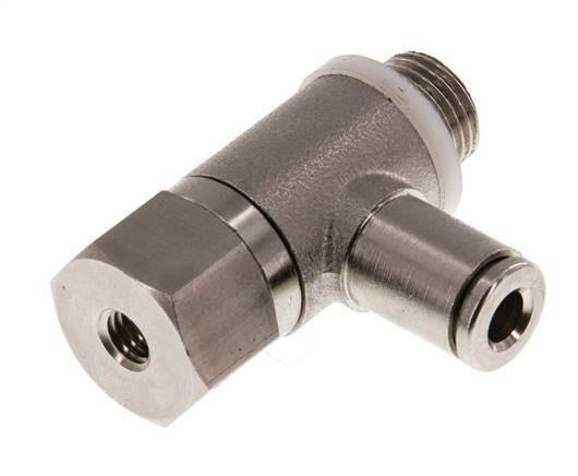 Válvula de retención accionada por piloto 4mm y G 1/8'' Codo Macho Latón 0.5-10bar (7-145psi)