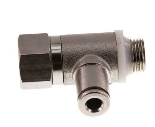 Válvula de retención accionada por piloto 4mm y G 1/8'' Codo Macho Latón 0.5-10bar (7-145psi)