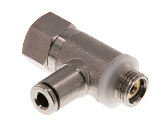 Válvula de retención accionada por piloto 4mm y G 1/8'' Codo Macho Latón 0.5-10bar (7-145psi)