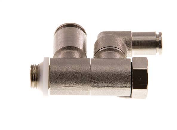 Válvula de retención accionada por piloto 8mm y codo macho G1/8'' Latón 0.5-10bar (7-145psi)