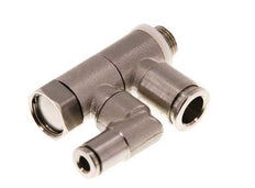 Válvula de retención accionada por piloto 8mm y codo macho G1/8'' Latón 0.5-10bar (7-145psi)