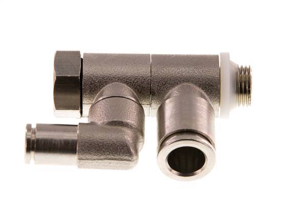 Válvula de retención accionada por piloto 8mm y codo macho G1/8'' Latón 0.5-10bar (7-145psi)
