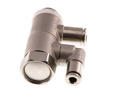 Válvula de retención accionada por piloto 6mm y codo macho G1/4'' Latón 0.5-10bar (7-145psi)