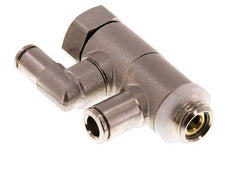 Válvula de retención accionada por piloto 6mm y codo macho G1/4'' Latón 0.5-10bar (7-145psi)