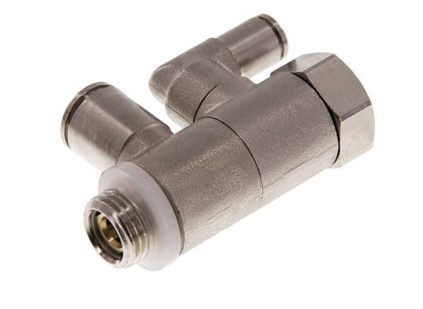 Pilot Operated Check Valve 8mm & G1/4'' Male Elbow Brass 0.5-10bar (7-145psi)