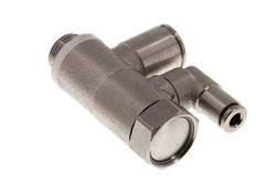 Válvula de retención pilotada de 10 mm y codo macho G1/4'' de latón 0,5-10bar (7-145psi)