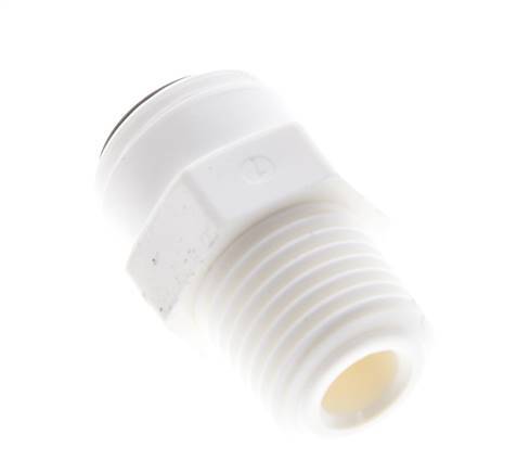 6mm x R1/4'' Push-in Fitting with Male Threads POM EPDM [10 Pieces]