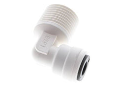 6mm x R3/8'' 90deg Elbow Push-in Fitting with Male Threads POM EPDM [5 Pieces]