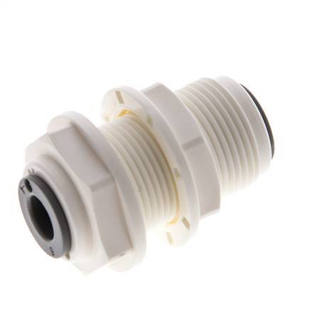 6mm Push-in Fitting POM EPDM Bulkhead [2 Pieces]