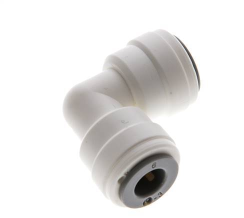 6mm 90deg Elbow Push-in Fitting POM EPDM [5 Pieces]