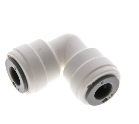 6mm 90deg Elbow Push-in Fitting POM EPDM [5 Pieces]
