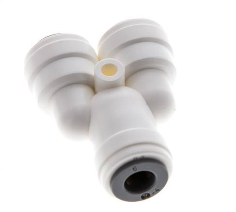 6mm Y Push-in Fitting POM EPDM FDA [2 Pieces]