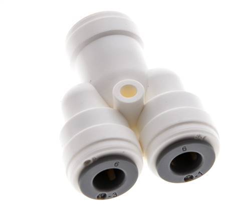 6mm Y Push-in Fitting POM EPDM FDA [2 Pieces]