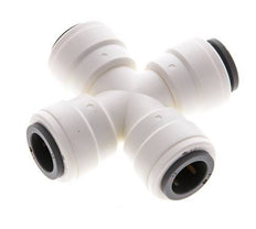 12mm Cross Push-in Fitting POM EPDM FDA [2 Pieces]