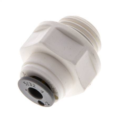5/32'' x G1/4'' Push-in Fitting with Male Threads POM EPDM [5 Pieces]