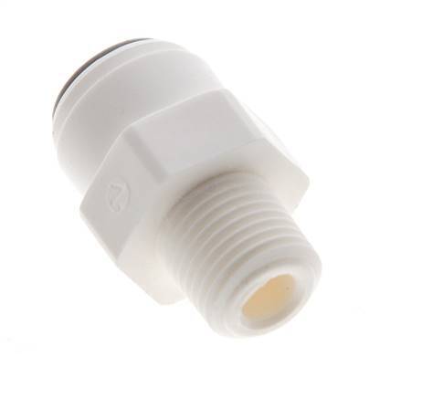 5/32'' x R1/8'' Push-in Fitting with Male Threads POM EPDM [10 Pieces]