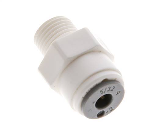 5/32'' x R1/8'' Push-in Fitting with Male Threads POM EPDM [10 Pieces]