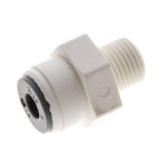 3/16'' x R1/8'' Push-in Fitting with Male Threads POM EPDM [10 Pieces]